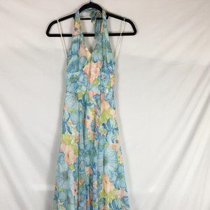 Vintage 1970's Arjon California Halter Dress XS
